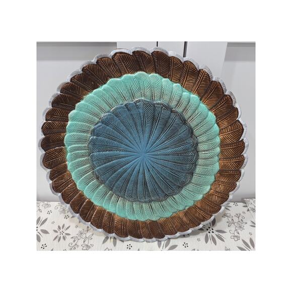 NWT John Derian for Target Feathers Round Serving Platter – 13" Stoneware - Picture 1 of 7